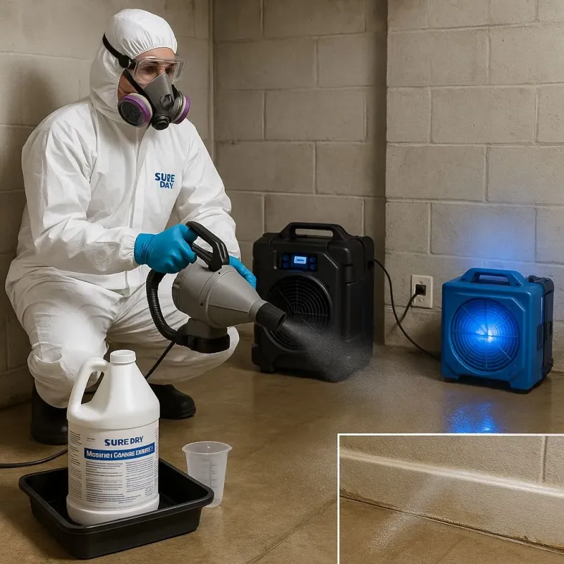 Sanitization and Odor Removal process in Barnstead, NH